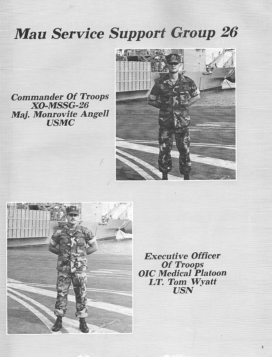 Embarked Marines - CO & XO