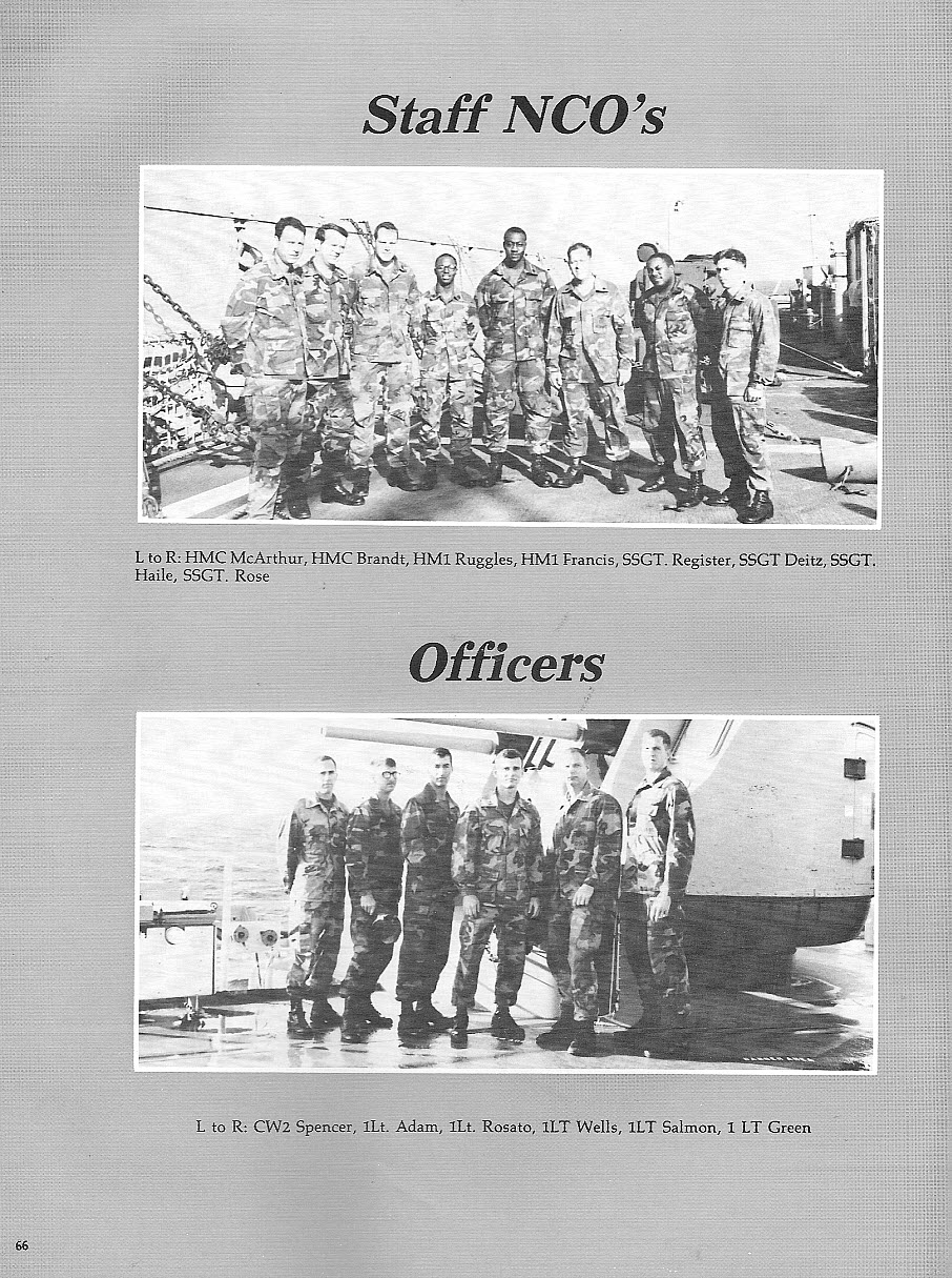 Embarked Marines - NCO's & Sergeants