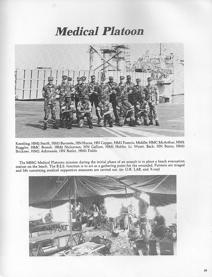 Embarked Marines - Medical Platoon